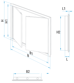 Vents D2 400x400 - Dimensions