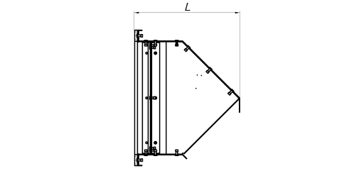 Vents WH AL 14x8 - Dimensions