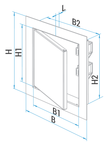 Vents DMZ1 36”x30” - Dimensions