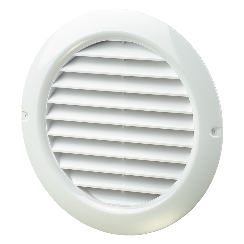 Vents MV 125 bVs white - Supply and exhaust plastic grilles