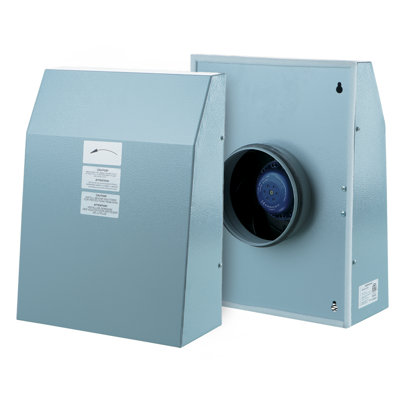 Vents VCN 150 - The VENTS VCN outdoor wall-mounted exhaust fan is ideal for residential and commercial applications where quiet and powerful exhaust is required and the space is limited