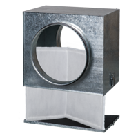 For Round Ducts - Filter Boxes - Series Vents FBV